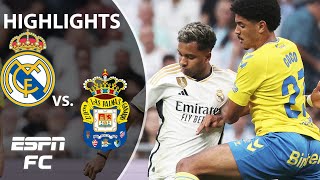 Real Madrid vs Las Palmas  LALIGA Highlights  ESPN FC [upl. by Ettegroeg274]