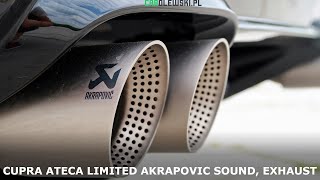 Cupra Ateca Limited Akrapovic Exhaust Acceleration Drag Race launch control 2020 Carolewski [upl. by Aker]