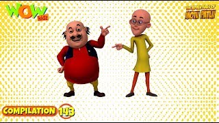 Motu Patlu  Non stop 3 episodes  3D Animation for kids  143 [upl. by Ylebmik644]