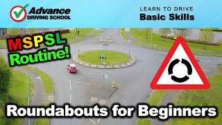 Roundabouts for Beginners  Learn to drive Basic skills [upl. by Nimoynib]