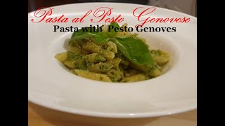 Pasta al Pesto alla Genovese Pasta with Pesto Genovese Sauce [upl. by Eerehs]