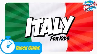 Italy for Kids Fun and facts [upl. by Gonsalve]