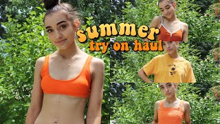 SUMMER TRY ON CLOTHING HAUL Zaful Forever 21 American Eagle [upl. by Mayeda]