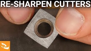 Sharpening Carbide Cutters Woodturning Howto [upl. by Laurel47]