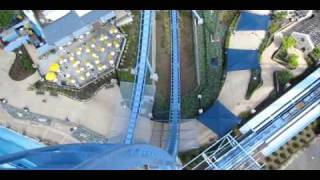 Griffon Front Row Seat onride widescreen POV Busch Gardens Williamsburg [upl. by Ahseekal]