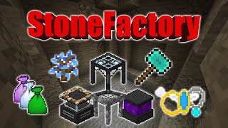 StoneFactory Addon  Bedrock Edition Modpack MCPE [upl. by Ariaec]