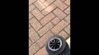 Quick release wheels on a wheelie bin [upl. by Trinette]