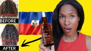 What We Found Out From Haitis Black Castor Oil that GROWS HAIR  HAITIAN HAIR GROWTH SECRETS [upl. by Marchak]