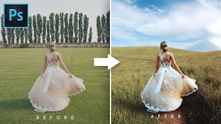 How To Change Background in Photoshop  Photoshop Tutorial [upl. by Kelsi769]