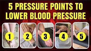 5 Pressure Points to Lower Blood Pressure Instantly [upl. by Elegna798]