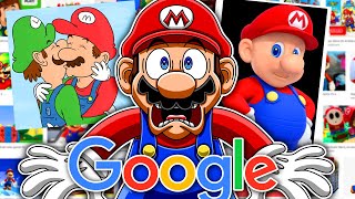 MARIO GOOGLES HIMSELF [upl. by Vins757]