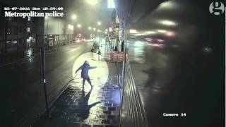 Brixton gun attack captured on CCTV [upl. by Manny]