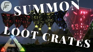 Loot Crate Admin Commands  ARK Survival Evolved [upl. by Llemert429]