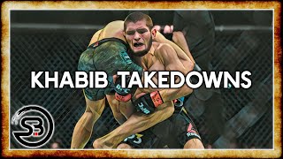 Khabib Nurmagomedov Takedown Techniques Breakdown [upl. by Sarid]