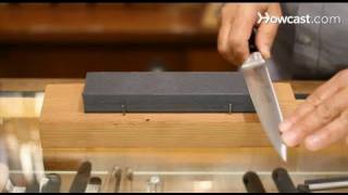 How to Use a Sharpening Stone  Knives [upl. by Aynotahs]