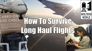 How to Survive Long Haul Flights  Long Haul Flight Essentials [upl. by Helbonnas755]