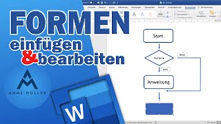 Formen in Microsoft Word einfügen [upl. by Auqenehs]