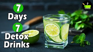 7 Day Detox Drink  Weight Loss Recipes  Detox Drinks To Lose Weight  Fat Cutter Drink [upl. by Kennet]