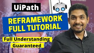 UiPath ReFramwork Full Course  By Rakesh [upl. by Olaznog]