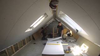 Loft Conversion Timelapse TonnaNeath [upl. by Ilrebmik214]