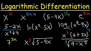 Logarithmic Differentiation of Exponential Functions [upl. by Adelric]