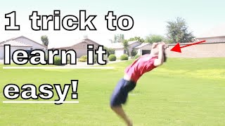 How To Do A Backflip For Kids Or Beginners [upl. by Acey]