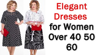 Gorgeous Dresses For Women Over 50 and 60 [upl. by Deana189]