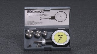 Gilson Pocket Geotester Dial Penetrometer HM502 [upl. by Eirrahs340]