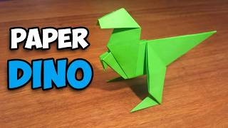 How To Make an Easy Origami Dinosaur [upl. by Innor]