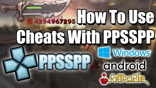 How To Use Cheat Codes With PPSSPP  2020 [upl. by Nedra234]