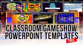 Classroom Game Show Activity using Microsoft PowerPoint  FREE TEMPLATE [upl. by Noivaz]