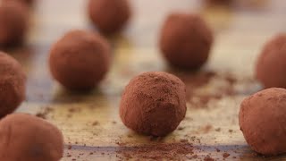 Classic Chocolate Truffles Recipe  How to Make Chocolate Truffles [upl. by Jeminah14]