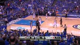 JJ Barea Game 5 2nd half vs Miami Heat 2011 NBA FINALS [upl. by Cresa366]