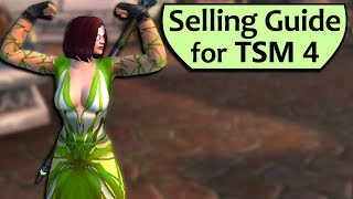 Selling with TradeSkillMaster 4 for Beginners  TSM 4 Guide [upl. by Naujahs]