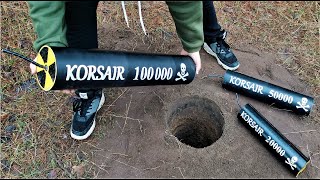 KORSAIR 100 000 Underground  TOP 5 Powerful Firecrackers [upl. by Solegna]