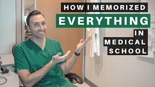 How I Memorized EVERYTHING in MEDICAL SCHOOL  3 Easy TIPS [upl. by Silyhp]