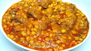 ছোলা বুটের ডালে মাংস রান্না  গরুর মাংস রান্না  Buter Dal Mangsho Ranna  Beef Recipe  Beef Curry [upl. by Shieh]