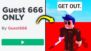 DON’T Join Guest 666’s SECRET Roblox Game [upl. by Ennovyhs]