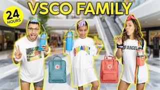 Becoming a VSCO FAMILY For 24 HOURS CHALLENGE  The Royalty Family [upl. by Rogergcam]