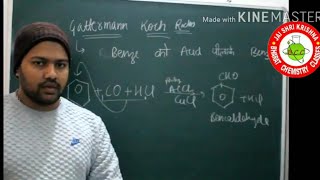 GATTERMANN KOCH REACTION  NAME REACTION  TRICK BHARAT PANCHAL SIR [upl. by Beffrey]