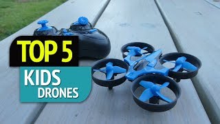 TOP 5 Kids Drones [upl. by Tierell695]