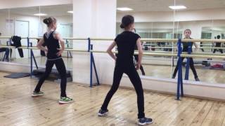 Anna Shcherbakova and Alexandra Trusova dance training [upl. by Hnirt]