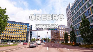 Orebro Sweden  Driving Tour 4K [upl. by Ainniz]