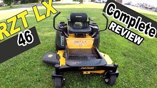 Cub Cadet zero turn review  RZT LX46 [upl. by Mathre]