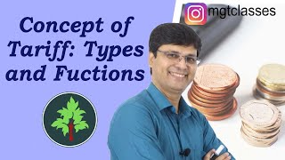 Concept of Tariff  Types and Functions in Hindi [upl. by Enilekaj]