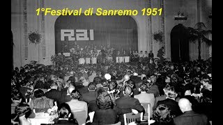 Sanremo 1951  Tutte le Canzoni [upl. by Hodgson]