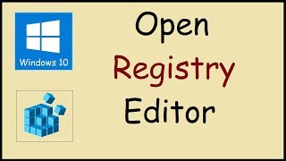 How to open the registry editor in Windows 10 [upl. by Philina65]