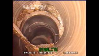 Trenchless Sewer Repair Collapsed Clay Pipe [upl. by Rotkiv108]