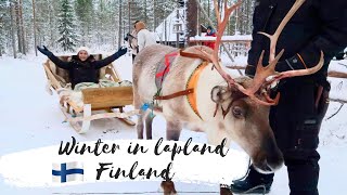 Finland Rovaniemi  Magic of Lapland Finland  Helsinki Santa Claus Village ReindeerampHusky Sledding [upl. by Goltz]