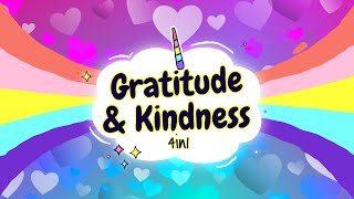 Sleep Meditation for Children  GRATITUDE amp KINDNESS 4in1  Kids Bedtime Meditation [upl. by Naihr]